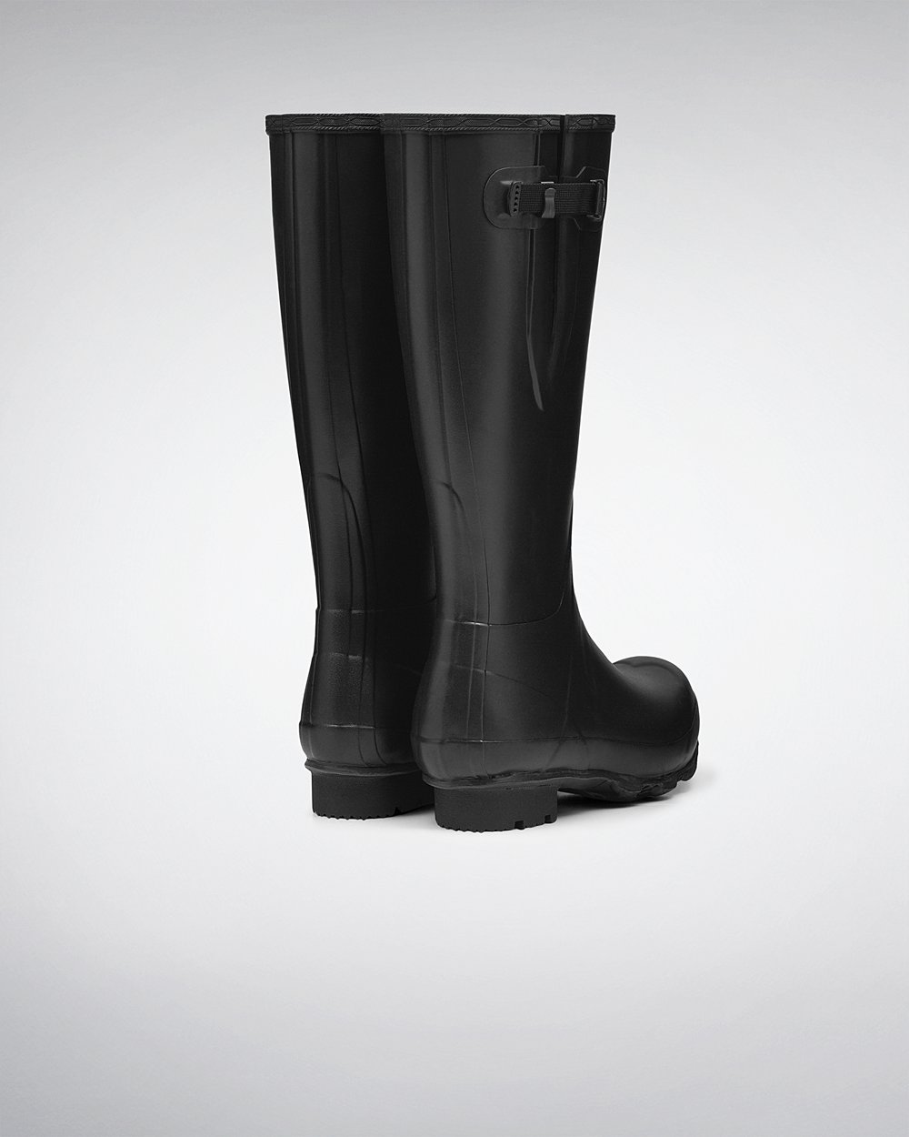 Galochas Altas Hunter Homem Pretas - Norris Field Side Adjustable - 31RLGWJQV